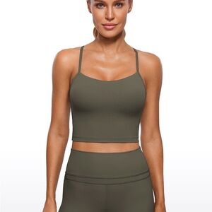 Crz Yoga Olive Green Women's Intimate Set